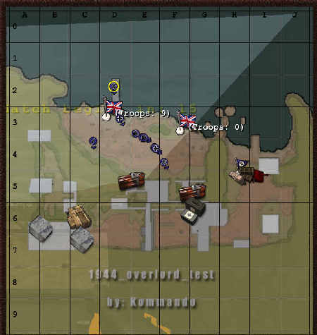 1944 Overlord map objectives