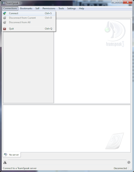 connect menu